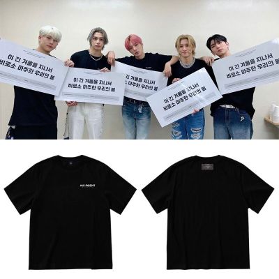 Korean Fashion K Pop Kpop MX AGENT T Shirt Men/women Short Sleeve Loose T Shirt Female Harajuku Streetwear Shirts Plus Size