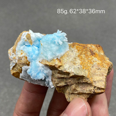 100 natural blue aragonite crystal gem ore specimens free shipping