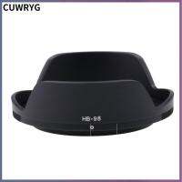 CUWRYG HB-98 52มม. เลนส์ฮู้ด เอบีเอสเอบีเอส สีดำสีดำ เลนส์กล้องบังแดด ใช้งานได้จริง ฝาครอบป้องกันแสงสะท้อน สำหรับ F4-6.3 Nikon Z24-50mm อุปกรณ์เสริมกล้อง