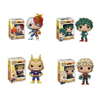 ตุ๊กตาฟิกเกอร์ funko pop (my hero academia) deku all might katsuki todorki ของเล่นสําหรับเด็ก