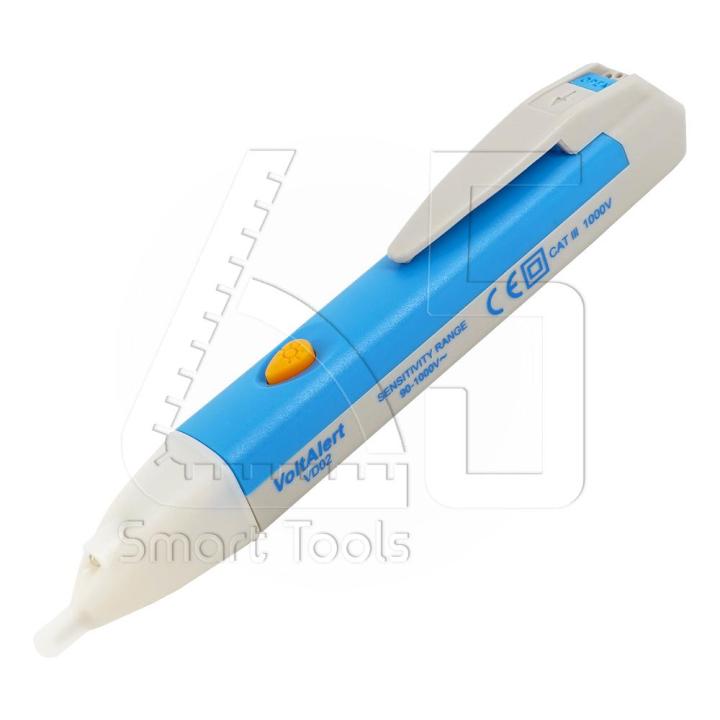 65smarttools-ปากกาวัดไฟ-ปากกาเช็คไฟฟ้า-ปากกาทดสอบไฟฟ้า-แบบไม่สัมผัส-voltage-alert-pen-พร้อมไฟ-led-ในตัว-แถมฟรี-ถ่าน-aaa-2-ก้อน