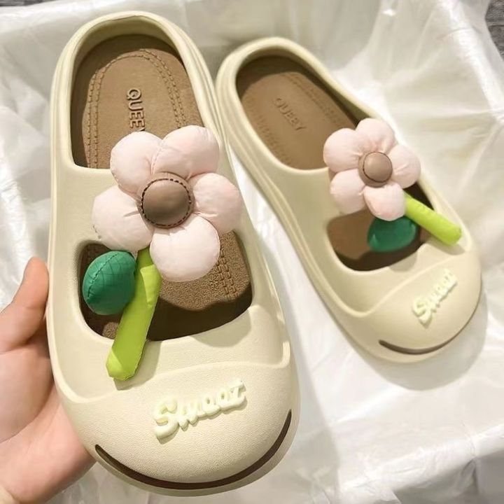 hot-sale-hole-shoes-womens-outer-2023-spring-and-summer-new-net-red-cute-cartoon-stepping-on-shit-feeling-baotou-half-slippers-beach-sandals