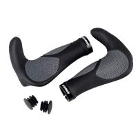 Bike Handlebar Grips Ergonomic, TPR Rubber+Aluminum Alloy Anti-Slip Handle Grip, Bicycle Grips Fits MTB/BMX/Road Bike