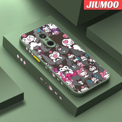 เคส JIUMOO สำหรับ Xiaomi Redmi Note 4 Note 4x Note 4 Pro เคสลายการ์ตูน Sanrio Kuromi บางเฉียบด้านหลังเป็นฝ้าเคสโทรศัพท์เนื้อแข็งดีไซน์ใหม่ขอบซิลิโคนนิ่มเคสป้องกันเลนส์กล้องคลุมทั้งหมดกันกระแทก