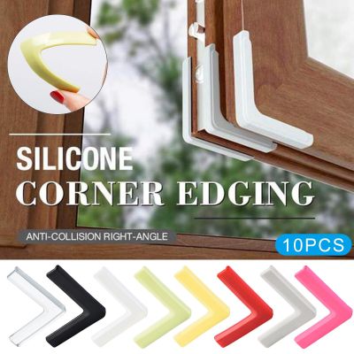 10pcs Anti-collision Right-angle Pvc Corner Edging Furniture Edge Protectors Window Guard Glass Table Corner Wrapping Spine Supporters