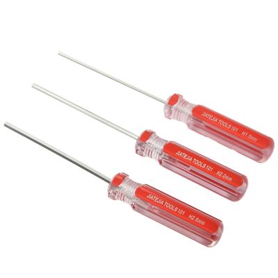 【CW】 Hand Tools Hexagon Screwdriver Silver Red Flat 1Pc Repairing Electronics