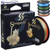 Sougayilang High Quality 4 Colors 100M PE Braided Fishing Line 4 Strands Smooth Braided  Monofilament Carp Fishing Line Peche Fishing Lines