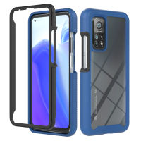 Zeallion Shockproof Phone Case for Redmi 9 9C 9A Note 8 pro 9S 10T Pro Max 10 Lite Xiaomi 10X Poco M3 X3 NFC Clear Back Cover Double Layer Rugged Bump