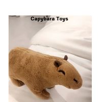 Simulation Capybara Toys Flurfy Soft Plush for Christmas Gifts Toddlers  ตุ๊กตาหนูคาปิบาบาร่า น่ารักดี