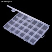 Transparent Plastic Storage Jewelry Box Compartment Adjustable Container For Beads Earring Jewelry Nail Art Rectangle Box Case
