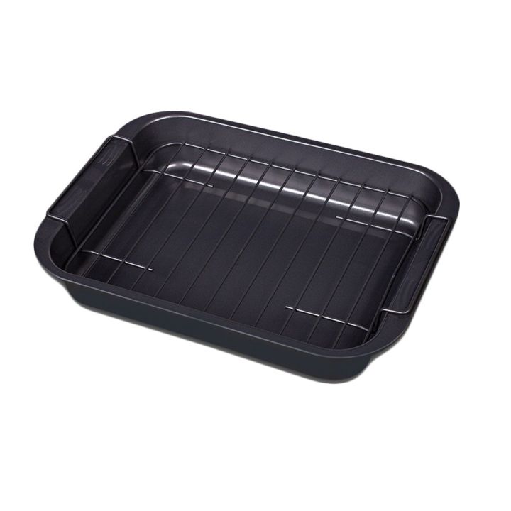 rectangular-baking-tray-with-cooling-rack-carbon-steel-non-stick-cakes-bread-pizza-cookies-pans