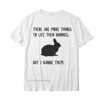 More Things To Life Bunny Rabbit Funny Gift T-Shirt - Black Top T-Shirts Tops T Shirt Faddish Cotton Casual Slim Fit Men