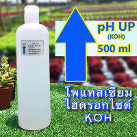 pH​ Up น้ำยาเพิ่มค่าพีเอช​ 500ml (โพแทสเซียมไฮดรอกไซด์ KOH)