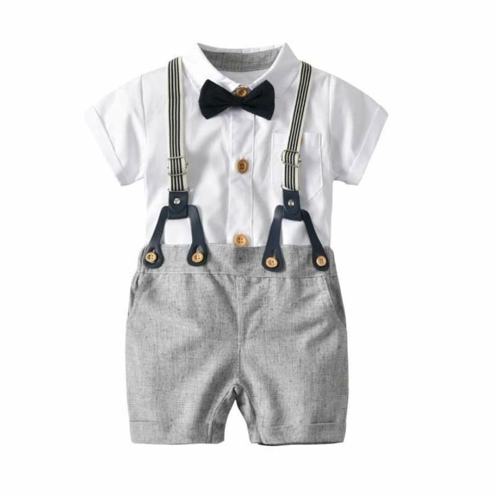 cod-baby-and-childrens-overalls-suit-baby-boys-short-sleeved-gentlemans-outwear-trendy-style-one-piece-on-behalf-of