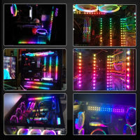 5V 3Pin HEADER Neon RGB Aura PC กันน้ำ Light Addressing Strip แผง Ws2812b MSI Mystic Light SYNC ไฟตกแต่ง