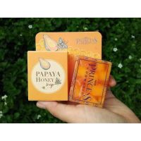 ? สบู่ Papaya Honey สบู่หน้าใส สบู่มะละกอ+น้ำผึ้ง [ 2022 New Item ]