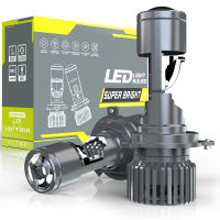 H4 Led Mini Projector Automobiles Bulb 75W Conversion Kit Hi/Lo Beam Cut-shape Headlight 12V/24V LHD RHD