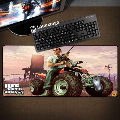 Rubber Keyboard GTA5 Mouse Pad Gaming Ped Anime Gamer Extended Accessories Girl Xxl Large Desk Pc Computer Mats Carpet Mat Mause