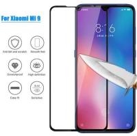 ฟิล์มกระจกนิรภัย Xiaomi Mi9 เต็มจอ ขอบสีดำ กาวเต็มแผ่น