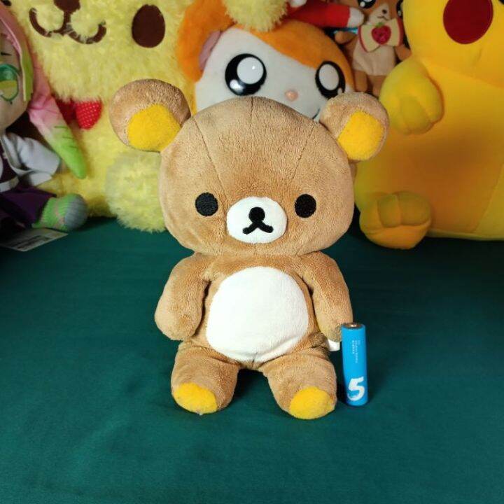 San X Rilakkuma Classic Plush Functional Zipper Cute Stuffed Toy Stuff