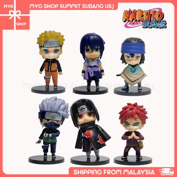 Animehobby Naruto Kakashi Sasuke Itachi 6pcs Action Figure Set