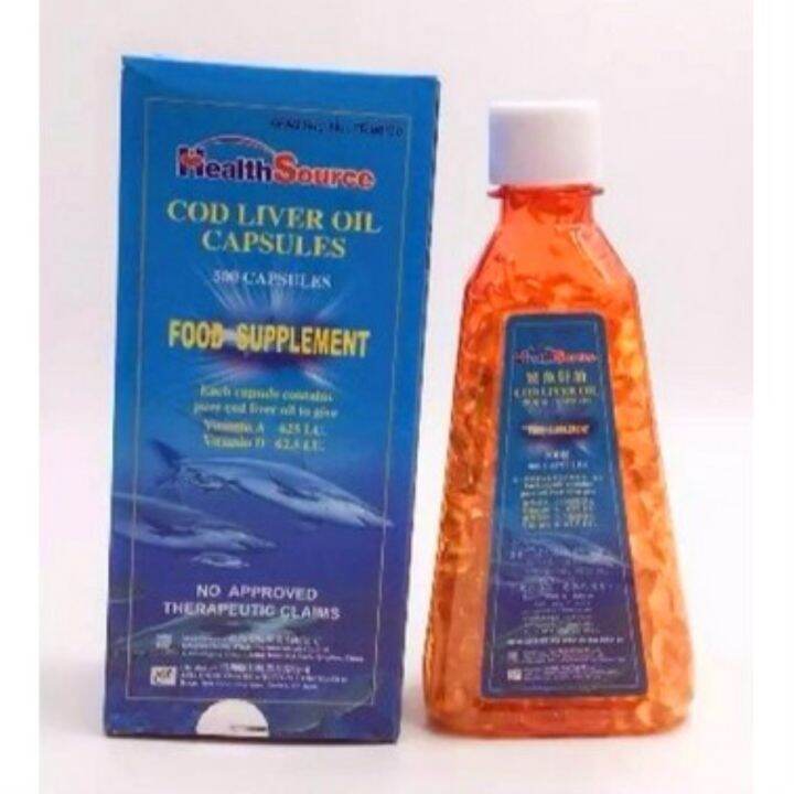 COD LIVER OIL CAPSULES 500's Lazada PH