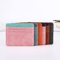 Tipis Pemegang Kartu Kartu Tipis Tas Unisex Bank Kartu Kredit Id Kartu Koin Kantong Tas Dompet Organizer Wanita dompet Pria