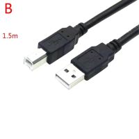 สายเคเบิลเครื่องสแกนเครื่องพิมพ์สายยูเอชบีเครื่องพิมพ์แบบ Usb Type A ตัวผู้ไปยัง B ตัวผู้