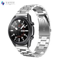 YAYUU 22mm Metal Band For Samsung Galaxy Watch 3 45mm/46mm/Gear S3 Frontier Stainless Steel Strap For Huawei Watch 3 Pro/GT 2e