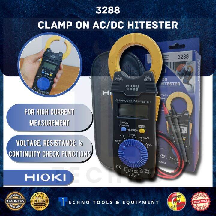 HIOKI All Types of AC/DC Equipment, CLAMP ON AC/DC HiTESTER 3288 Lazada