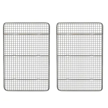 Hot Selling Stainless Steel Cooling Baking Rack Oven Safe Wire Racks  Fit Quarter Sheet Pan - China Baking Tray and Stainless Steel Roasting Pan  price