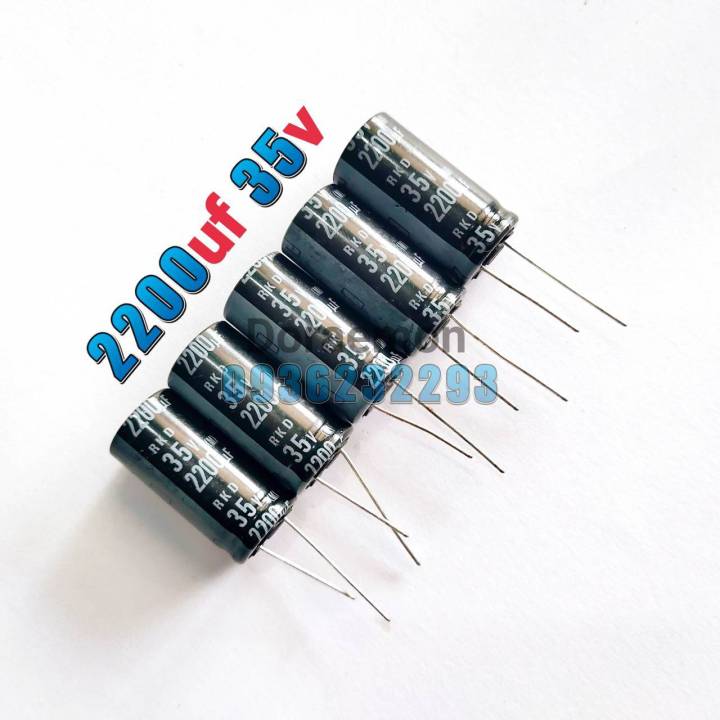 capacitor-electrolyte-คาปาซิเตอร์-2200uf-35v-ตัวเก็บประจุ-อิเล็กโทรไลต