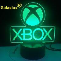 ☂ Game XBOX Home Game Best Present for Boy LED Night Light USB Directly Supply Cartoon App Control Children Birthday Gifts 3d Lamp