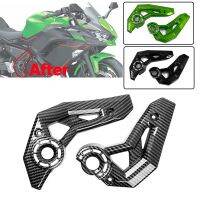 ✁นอกจากนี้ยังเหมาะสำหรับกรอบด้านข้างของรถจักรยานยนต์ Kawasaki Ninja 650 Z650 2017-2020 2021 2022แผงโครงกระจังหน้ารถอุปกรณ์เสริมอุปกรณ์ปกป้องป้องกันแฟริ่ง