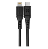 CHARGER CABLE (สายชาร์จ) PROMATE USB-C TO LIGHTNING POWERLINK-120 1.2 METER (BLACK)