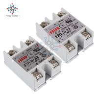 diymore AC-AC Solid State Relay SSR-25AA/40AA AC 80 -250V to 24 -380V AC Heatsink for Car Electrical Circuitry Parts