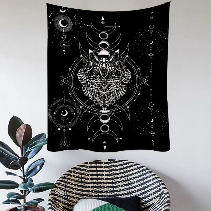 cat-home-decor-tapestry-macrame-tapestry-wall-hanging-boho-decor-hippie-witchcraft-tapestry