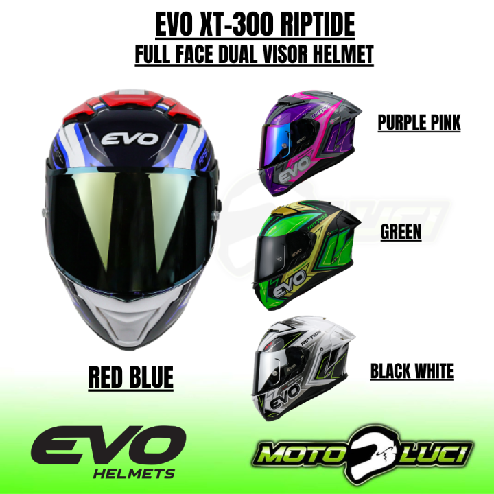 EVO XT300 RIPTIDE FULLFACE HELMET Lazada PH