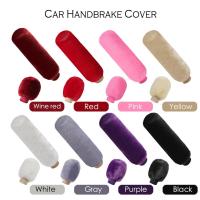 【2023】2Pcs รถ Handke Grip ครอบคลุมเกียร์ Shift Knob Cover Handle Plush แขนฤดูหนาว Soft Warm Hand ke รถอุปกรณ์เสริมสำหรับ Girls