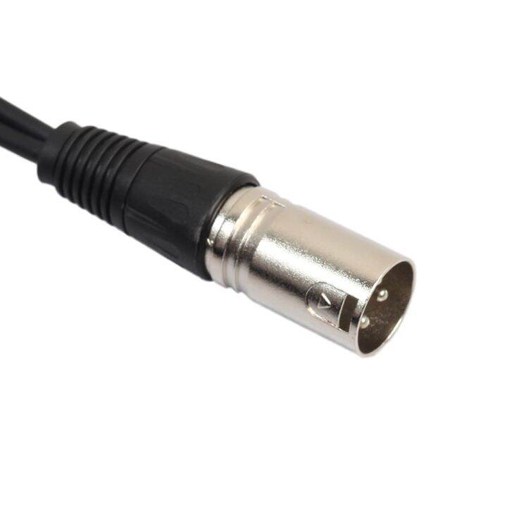 xlr-3-pin-male-to-2-xlr-female-connector-microphone-extension-cable-cord-s
