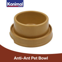 Kanimal Anti-Ant Bowl ชามไม้เยื่อไผ่ ชามกันมด ชามอาหารและน้ำ สำหรับสนัขและแมว Size XL ขนาด 15x25.5x10 ซม.