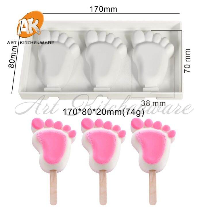 3hole-baby-feet-ice-cream-mold-diy-chocolate-silicone-cakesicle-mould-freezer-juice-ice-pop-maker-cakedecorating-tool-bakeware