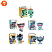 Funko Pop Lilo Stitch รูปเครื่องประดับ10เซนติเมตรน่ารักการ์ตูนตุ๊กตาของขวัญของเล่นสำหรับแฟนๆเด็ก