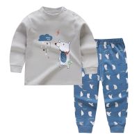 New Arrival Infant Clothes Baby Long Sleeve + Pants Baby Girls Boys Pajamas 2pcs Fashion Leisure Cotton Toddler Underwear  by Hs2023