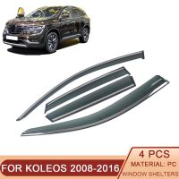 สำหรับ RENAULT Koleos 2008-2016ที่บังแดดหน้าต่างรถที่กันฝนชีลด์ที่บังแสงกระจกรถที่บังแดดที่กำบังแผ่นเบี่ยงที่คลุมสติกเกอร์ตกแต่ง Lis Pigura