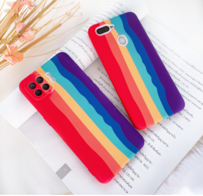 เคสสายรุ้ง ซิลิโคน เคสโทรศัพท์ Redmi รุ่น เคส Redmi Note 10 / Redmi Note 8 / Redmi Note 8pro / Redmi Note 7 เคสกันกระแทก เคสราคาถูก