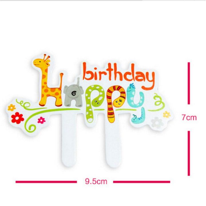 50pcs-cartoon-love-wedding-cake-insert-card-cupcake-topper-picks-kids-birthday-party-decoration