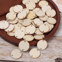 50pcs Wooden Circle Discs Tags with Holes Ring Clips for Birthday Reminder Calendar Chore Board Plaque DIY Decoration Art Crafts Clips Pins Tacks