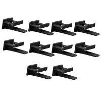 【LZ】✻✈  Auto-adesivo Baseball Cap Ganchos Wall Mount Chapéus Organizador Titulares para Porta Armário Preto Storage Hanger 10Pcs