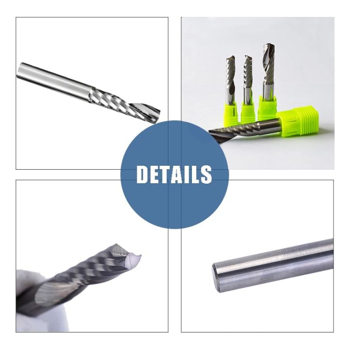 เครื่องตัดเกลียวขลุ่ยเดี่ยว-1-ชิ้น-cnc-end-mill-คาร์ไบด์-router-bit-สําหรับเครื่องตัดมิลลิ่ง-pvc-mdf-อะคริลิคคุณภาพ-aaa